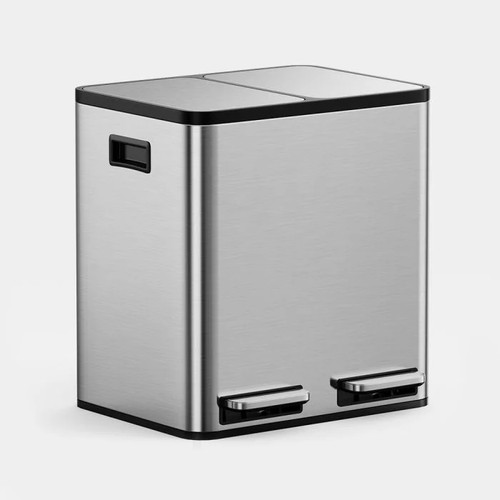 30l double kitchen pedal - kitchen, bin