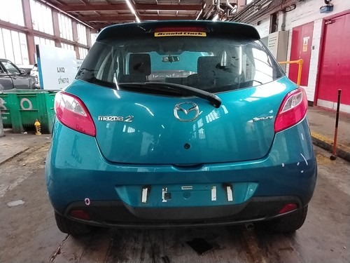 Rear bumper blue mazda mk2 - bumper,