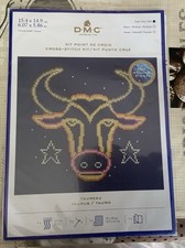 DMC TAURUS - SIGNS OF THE ZODIAC CROSS STITCH KIT BY EMILY PEACOCK-BK863