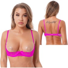 New Women Floral Lace Sheer