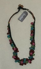 One Button Necklace - Poly