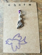 CLIP ON CHARM PAIR OF ICE