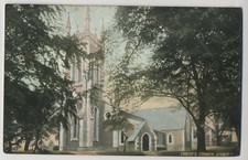 Northern Ireland Christ's Church Lisburn Vintage Postcard C15