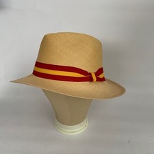 Seconds-Panama Hat Handmade In Ecuador. Teardrop. Natural. Size 60cm.