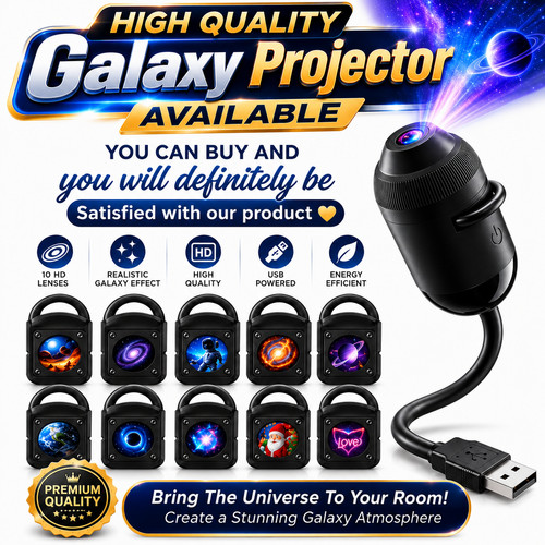 Galaxy projector night - 2-in-1,