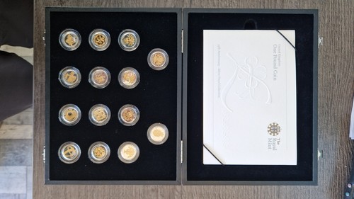 Silver proof pound - silver,