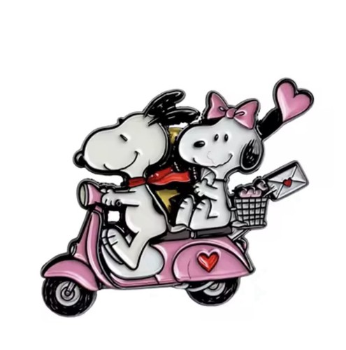 Snoopy his girlfriend riding - his,