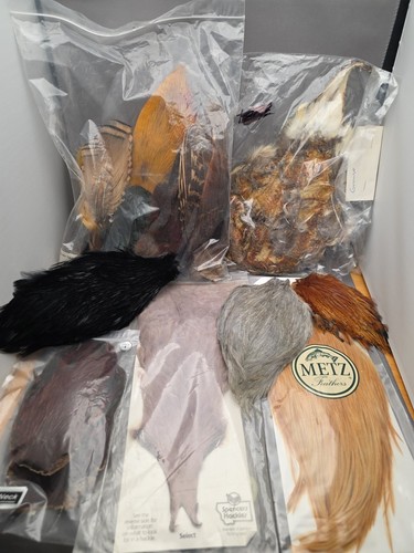 8pcs dun neck - dun, hackle
