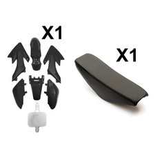 CRF50 Black Plastic Set Flat
