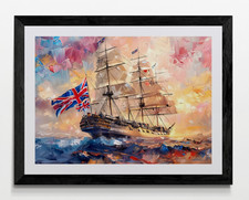 Hms Victory Style Sail Ship