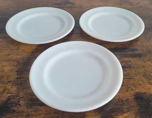 Jaj pyrex plain milk glass - plain,