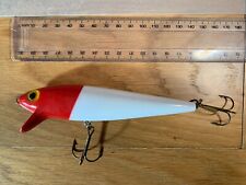 Vintage Storm Shallo Mac Rattling Pike Fishing Lures 14cm 25g Red/White