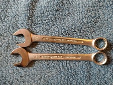 Hazet 605 SPANNER:SIZE- 14 & 13 VW/Hazet ROUND BOX Spare Tyre ToolKit Vintage 