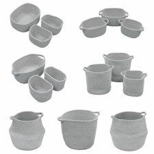 JVL Edison Round Grey Modern