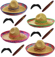 MEXICAN SOMBRERO STRAW HAT ADD