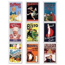 Vintage retro fridge magnets