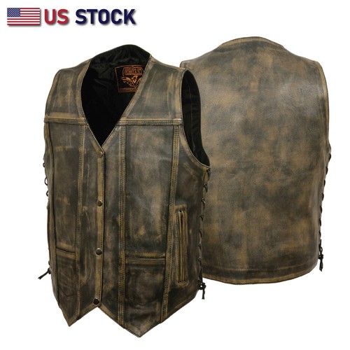 Men motorcycle distressed - motorcycle,