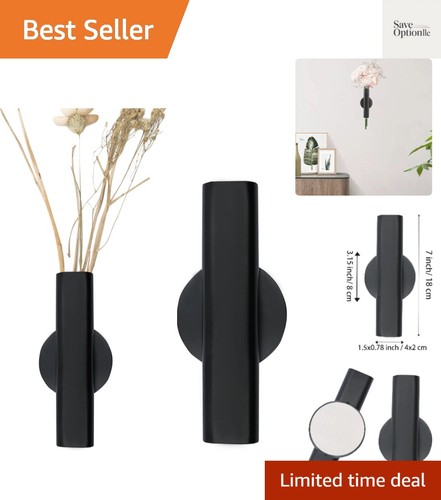 Wall mounted flower tube - wall-mounted,