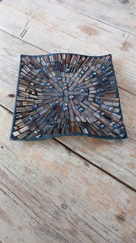 Large square mosaic glass - square,