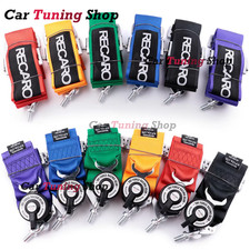 RECARO 4 Point 3" Racing Seat Belt Quick Release Seatbelt Snap-On Harness