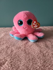 Ty Beanie Boo Sheldon Octopus Plush Soft Toy