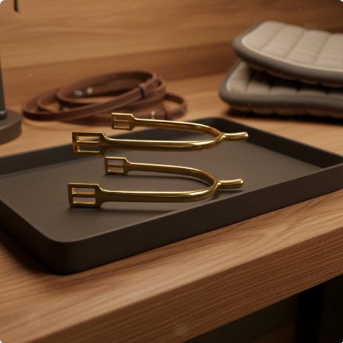 Equestrian spurs alloy - spurs,