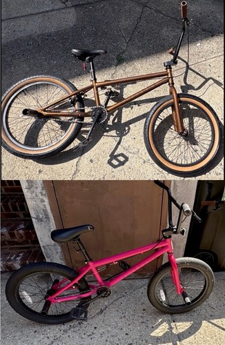 Two bmx bikes take them - ,