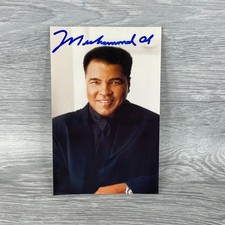Muhammad Ali Signed Photo Card