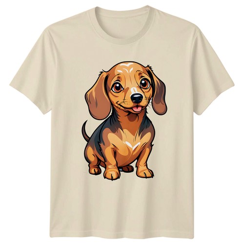 Cute dachshund puppy graphic - cute,
