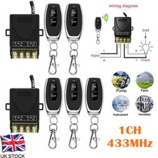 AC 100-240V 433MHz 30A Relay