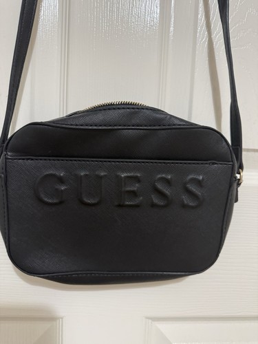 Guess black textured faux - guess,