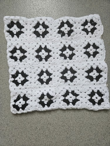 Hand made knitted acrylic - made, /