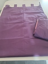 Next used tabtop curtains 66x72 in purple with pink/lilac tone bottom panel
