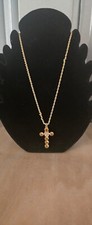 large crucifix cross necklace
