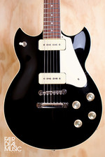 Yamaha SG 1802 Electric Guitar with P90's in Ebony, USED
