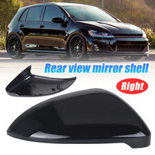 Replacement Wing Mirror Cover Black Gloss Right Hand Side For VW Golf MK7 13-20