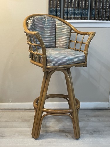 Vintage rattan swivel - vintage, bar