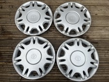 x4 Genuine Toyota Yaris 14” Wheel Trims Hub Caps Set