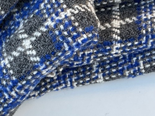 Wool cashmere bold check - wool,