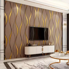 Modern 3D Water Ripple Stripes