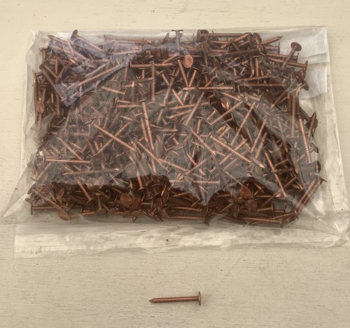 1kg bag copper clout nails - 1kg,