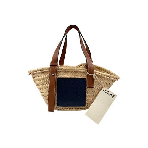 Loewe raffia basket - loewe,