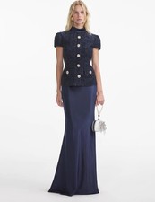 SELF PORTRAIT - Navy Metallic