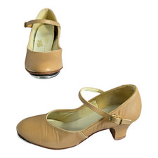 Vintage Leo's Nude Leather Tap