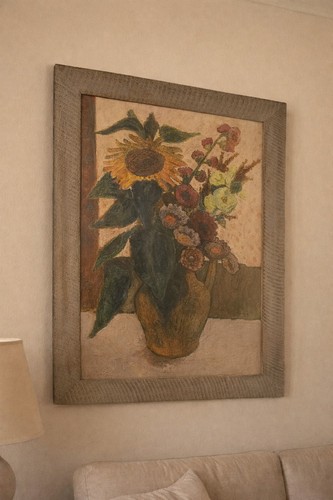 Original large framed oil - original,