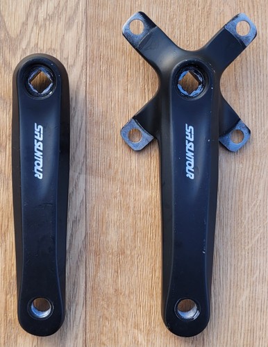 Suntour 152mm crankset with - sr,