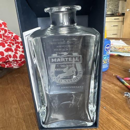 Martell crystal decanter - martell,