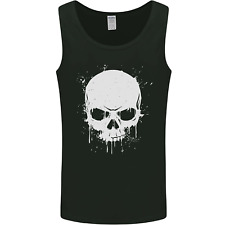 Skull Splatter Mens Vest Tank