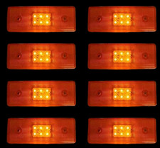 8 x  24V Side Lamp ORANGE
