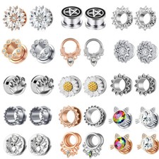 1 Pair Stainless Steel Ear